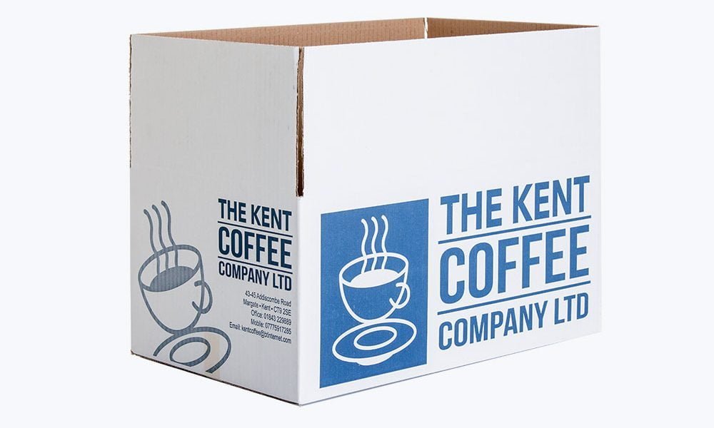 The Kent Coffee Company packaging